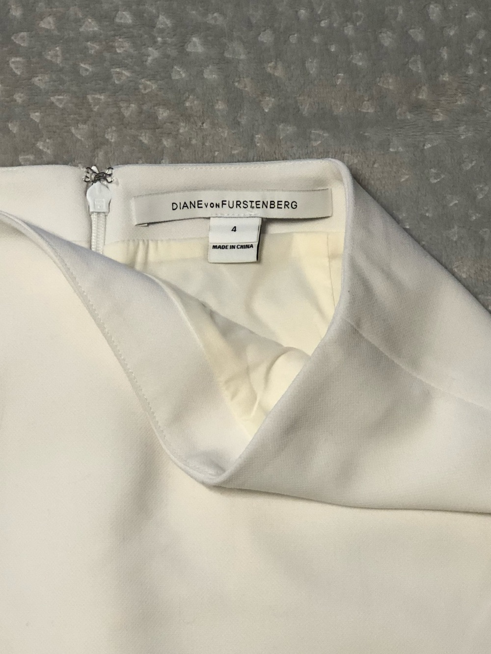 Diane von Furstenberg Off White Women's Pencil Skirt